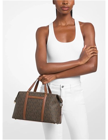 MK BECK MD SATCHEL BROWN