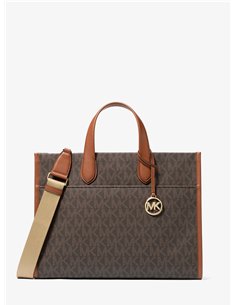 MK GIGI LG TOTE BROWN 2
