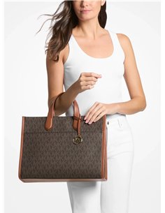 MK GIGI LG TOTE BROWN
