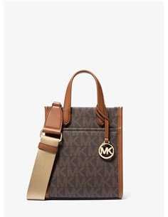 MK GIGI XS NS TOTE XBODY BROWN
