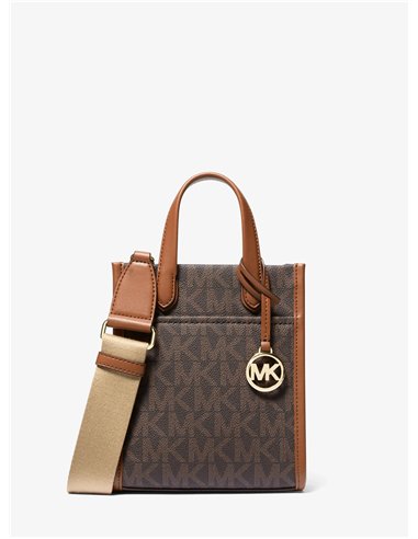 MK GIGI XS NS TOTE XBODY BROWN