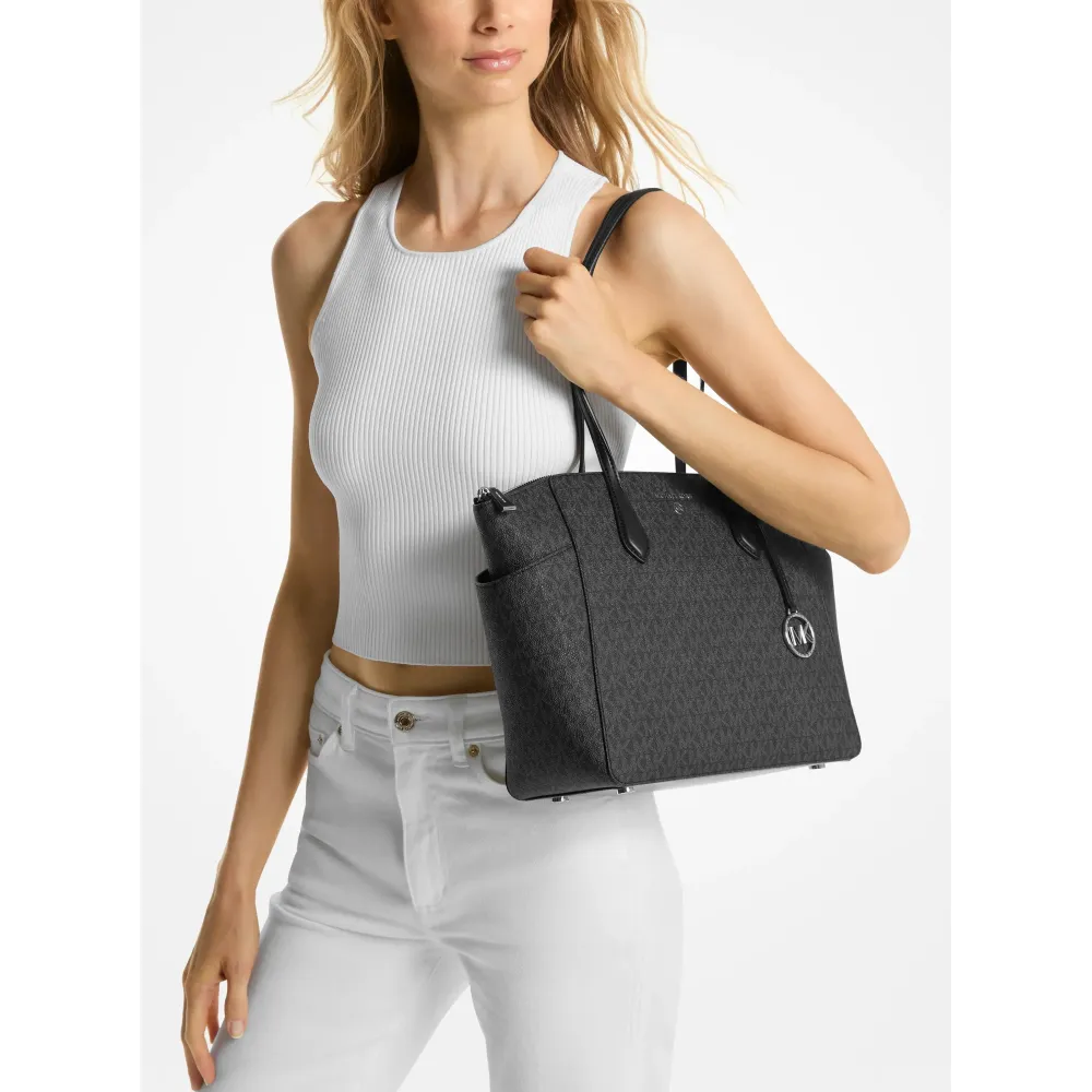MK MARILYN MD TZ TOTE BLACK