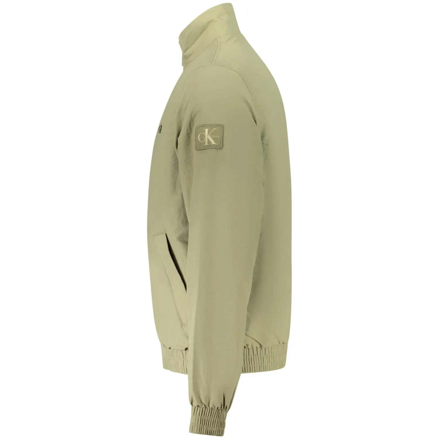 CK Chaqueta de nailon acolchada con cremallerea OLIVE