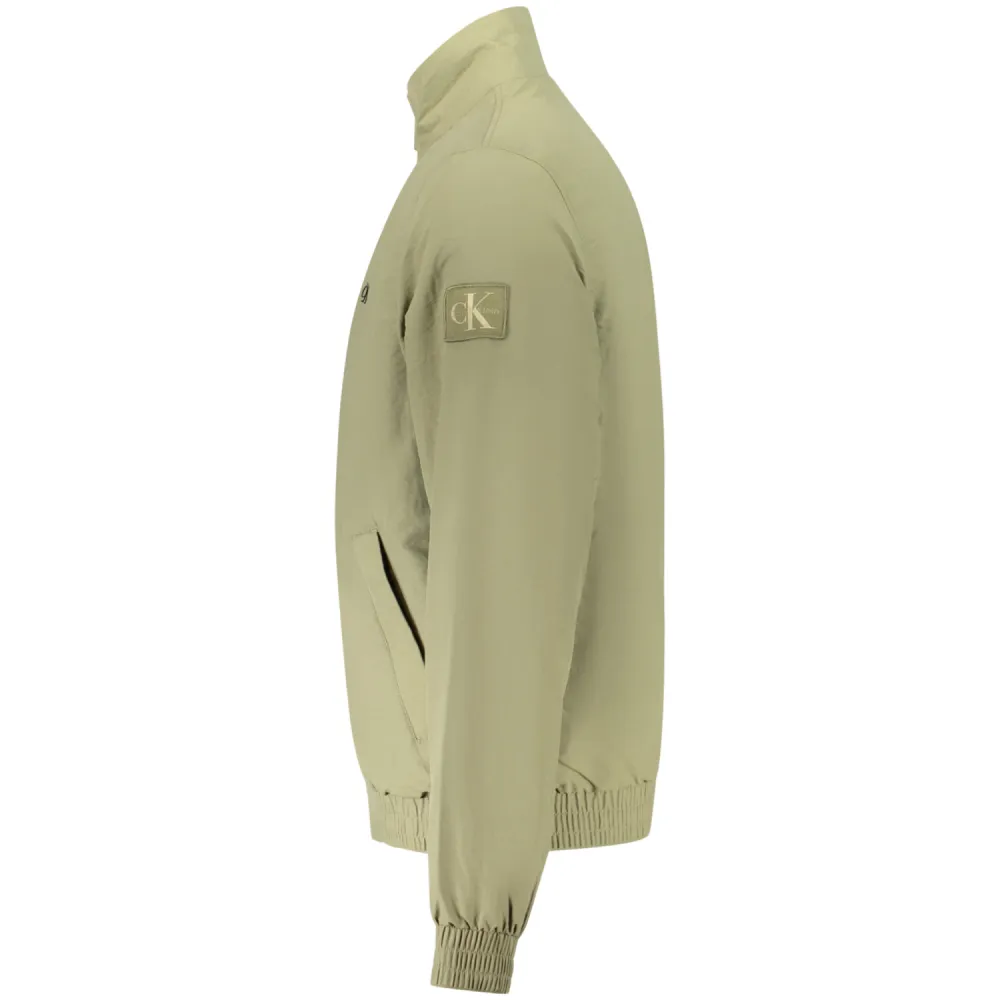 CK Chaqueta de nailon acolchada con cremallerea OLIVE