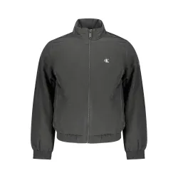 CK Chaqueta de nailon acolchada con cremallerea BLK