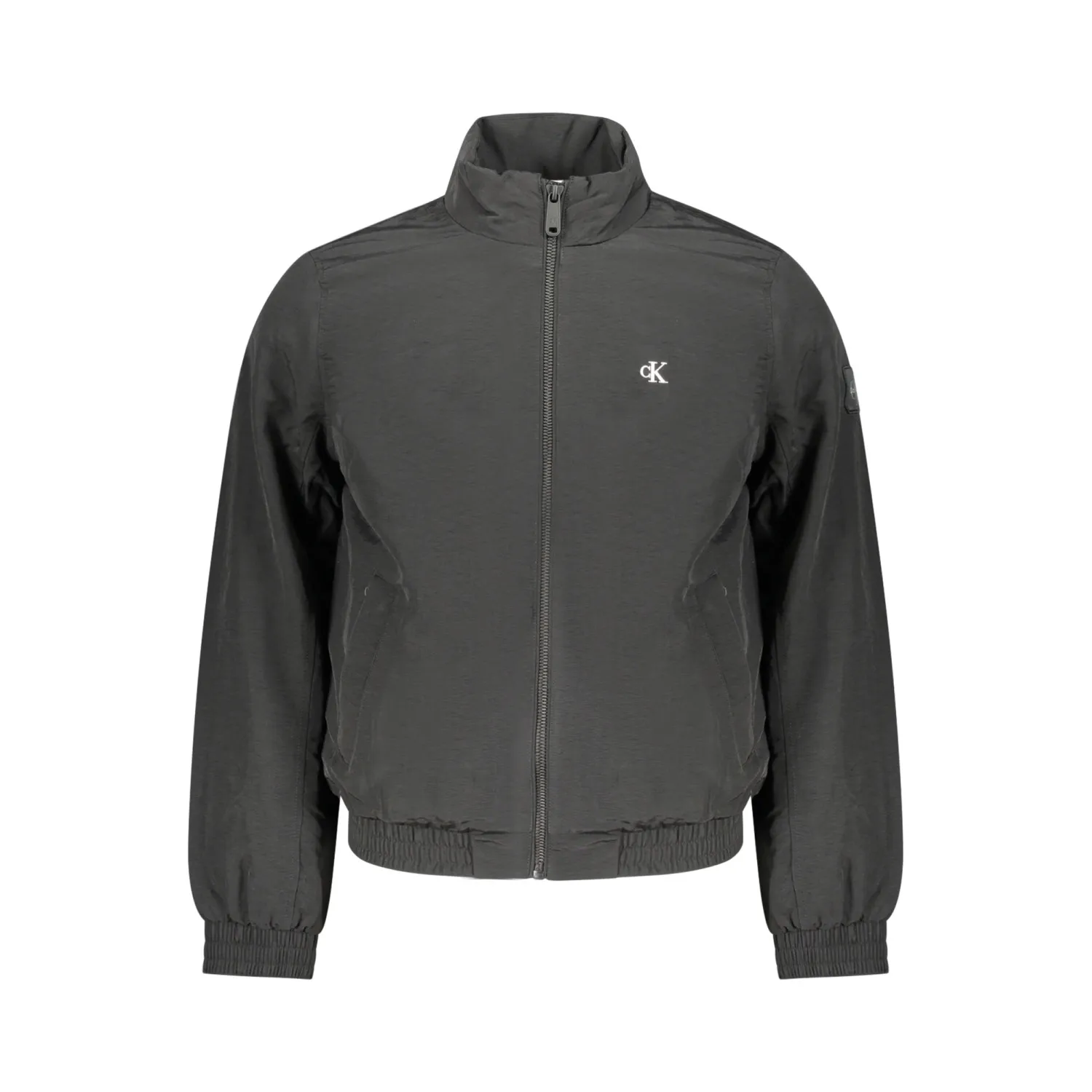 CK Chaqueta de nailon acolchada con cremallerea BLK
