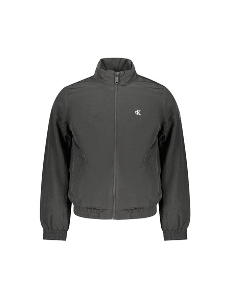 CK Chaqueta de nailon acolchada con cremallerea BLK