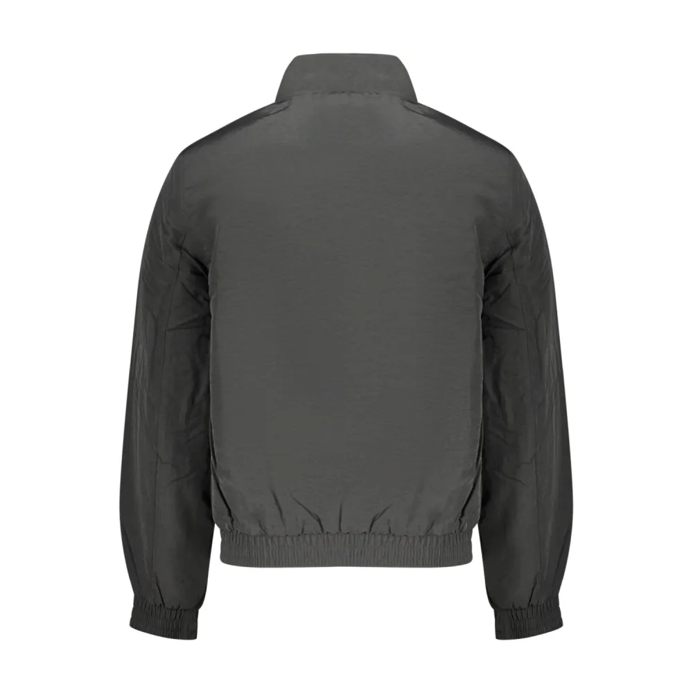 CK Chaqueta de nailon acolchada con cremallerea BLK