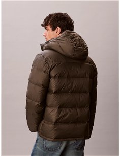 CK Chaqueta de plumas con capucha BRN 2