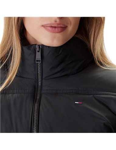TOMMY  PCKBL HOOD ESS BLK