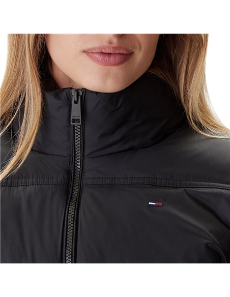 TOMMY  PCKBL HOOD ESS BLK