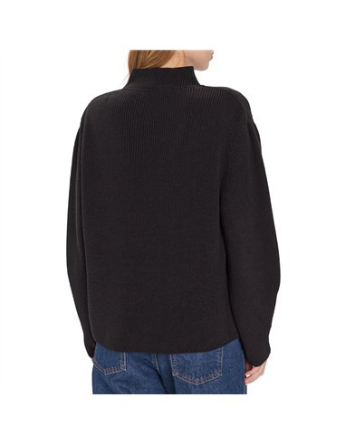 TOMMY MOCKNECK BADGE WHT