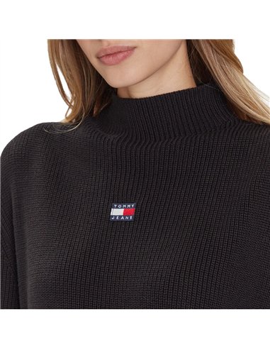 TOMMY MOCKNECK BADGE WHT
