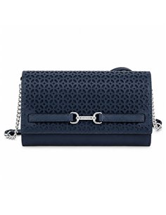 MK LG WALLET ON CHAIN NAVY