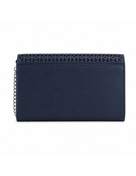MK LG WALLET ON CHAIN NAVY