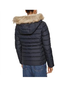 TH Cazadora slim de plumón con capucha 2