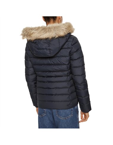 TH Cazadora slim de plumón con capucha