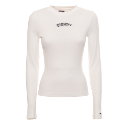 TH CAMISETA SLIM ESS LOGO WHT