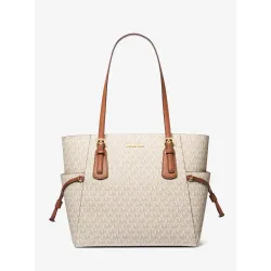 MK VOYAGER LG EW TOTE VANILLA
