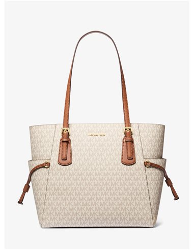 MK VOYAGER LG EW TOTE VANILLA