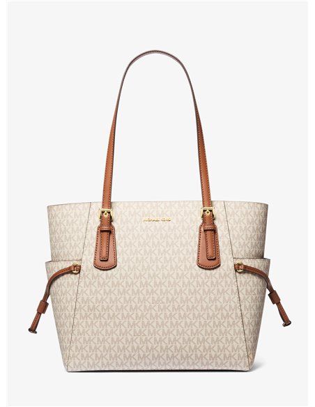 MK VOYAGER LG EW TOTE VANILLA