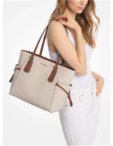 MK VOYAGER LG EW TOTE VANILLA