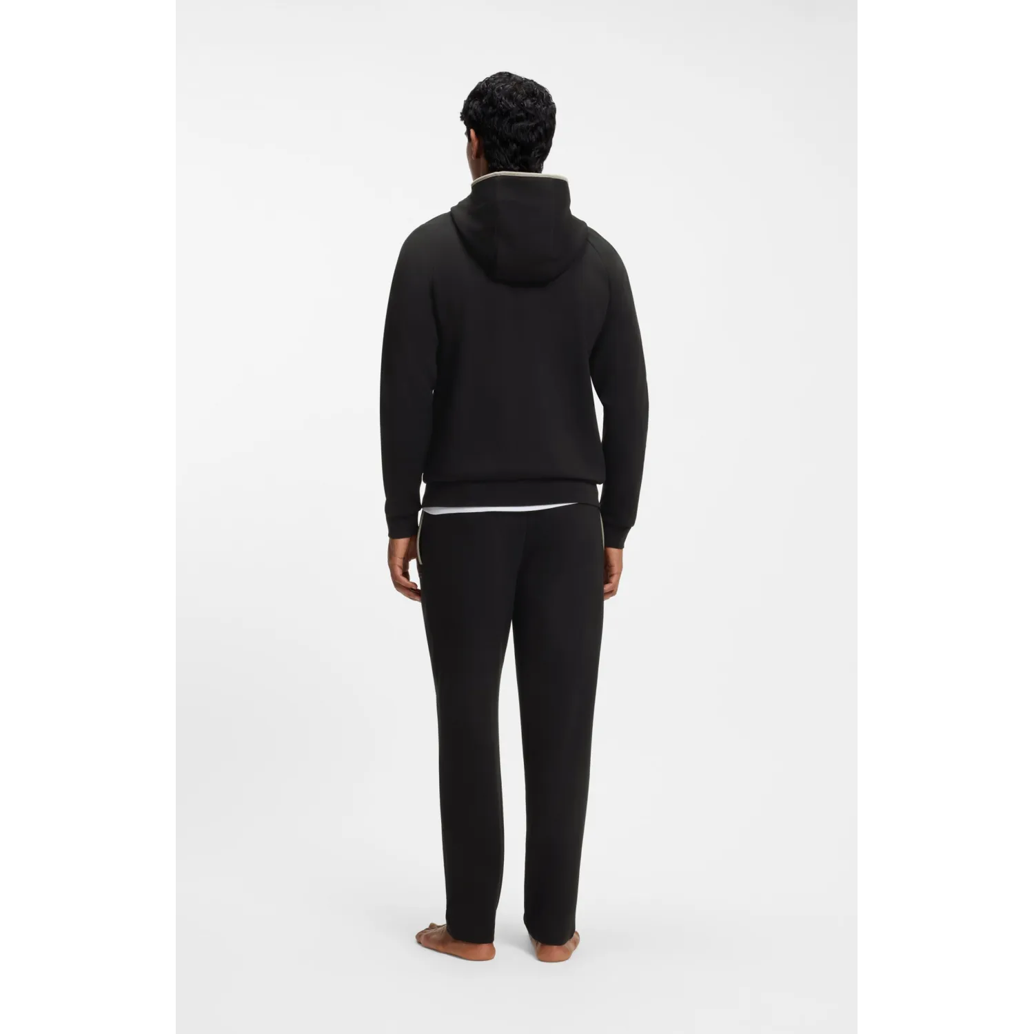 BOSS Sense Hooded Jacket BLACK
