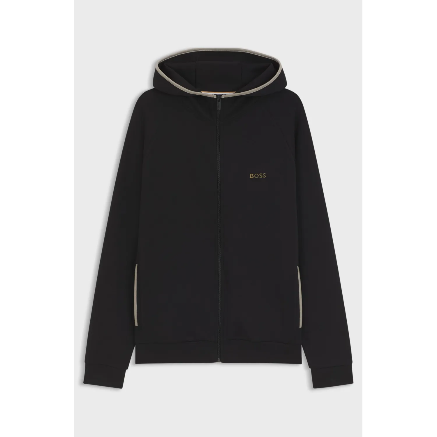 BOSS Sense Hooded Jacket BLACK