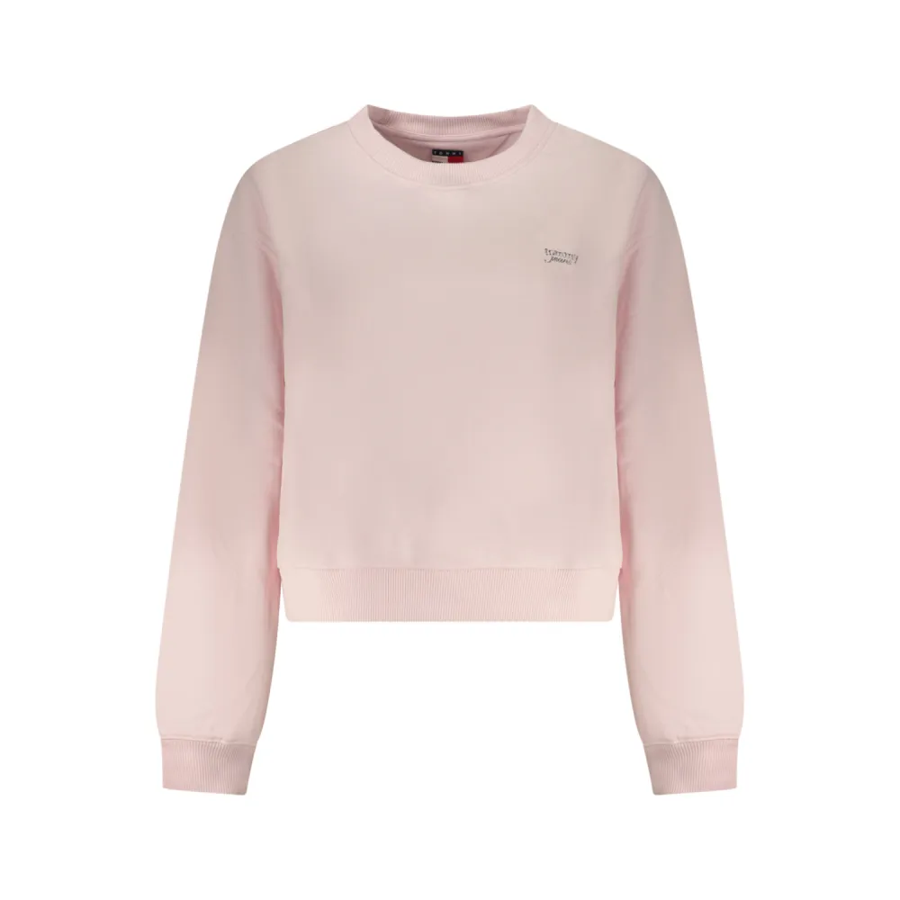 TH SUDADERA FELPA MUJER LET LOGO PNK