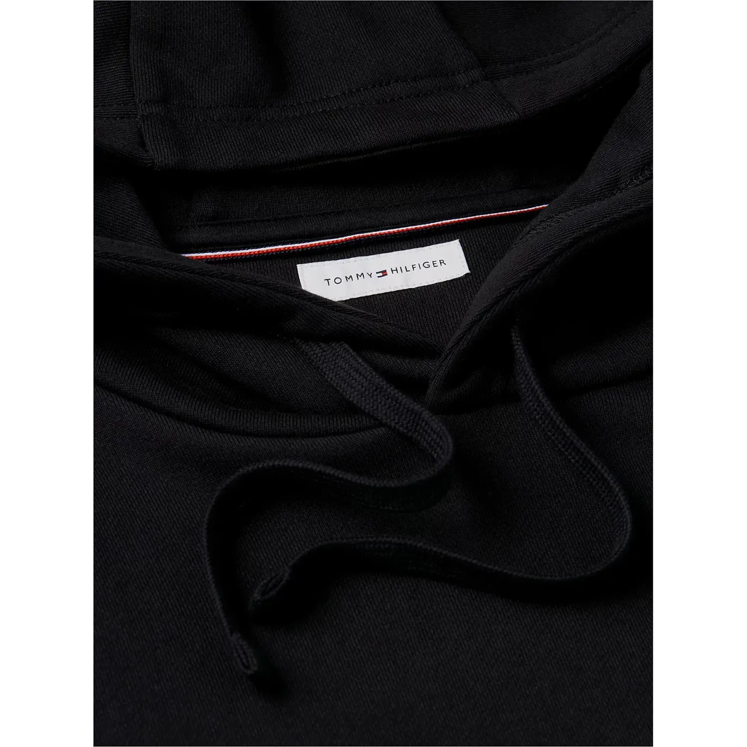 TH Sudadera de felpa con logo bordado BLK