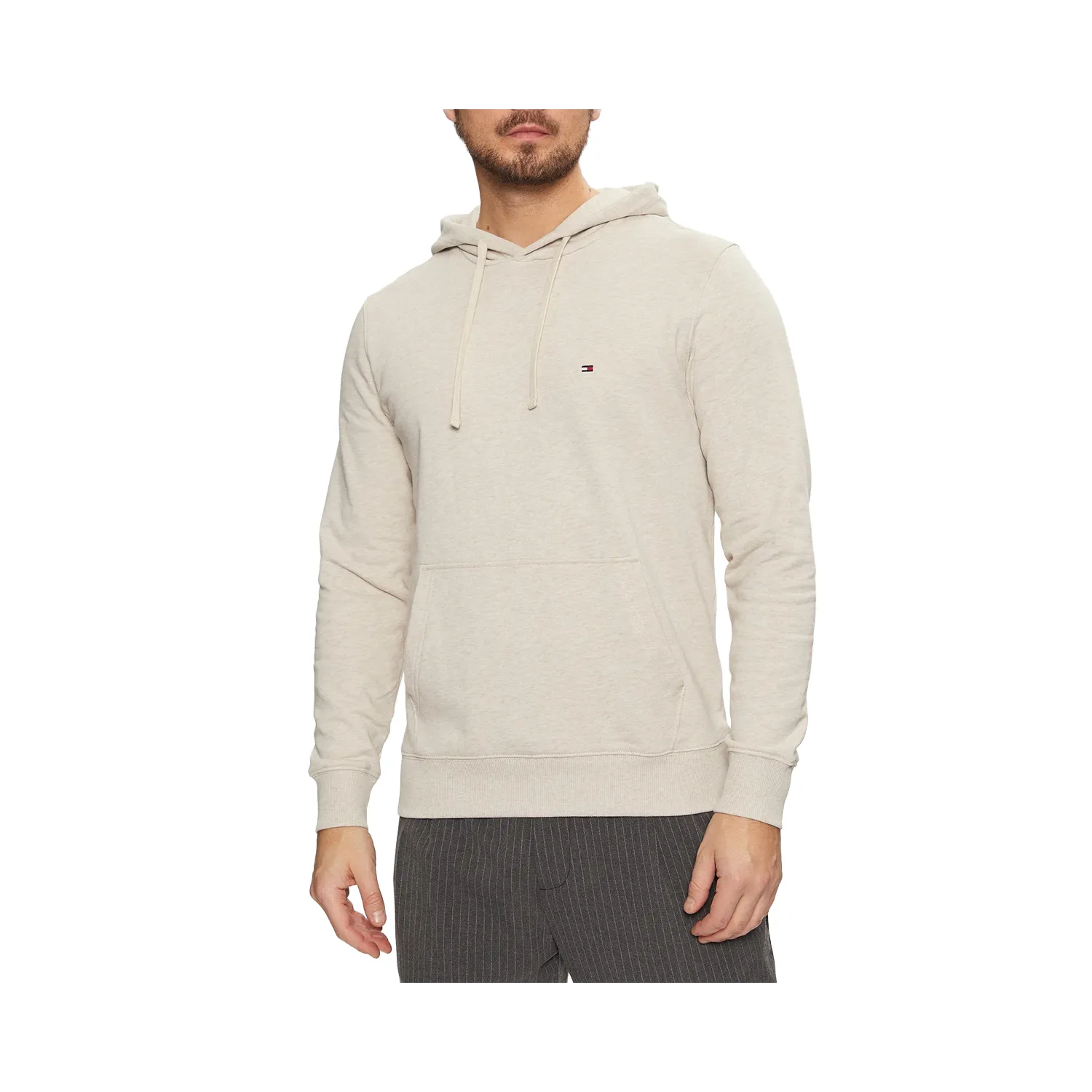TH Sudadera de felpa con logo bordado GRY