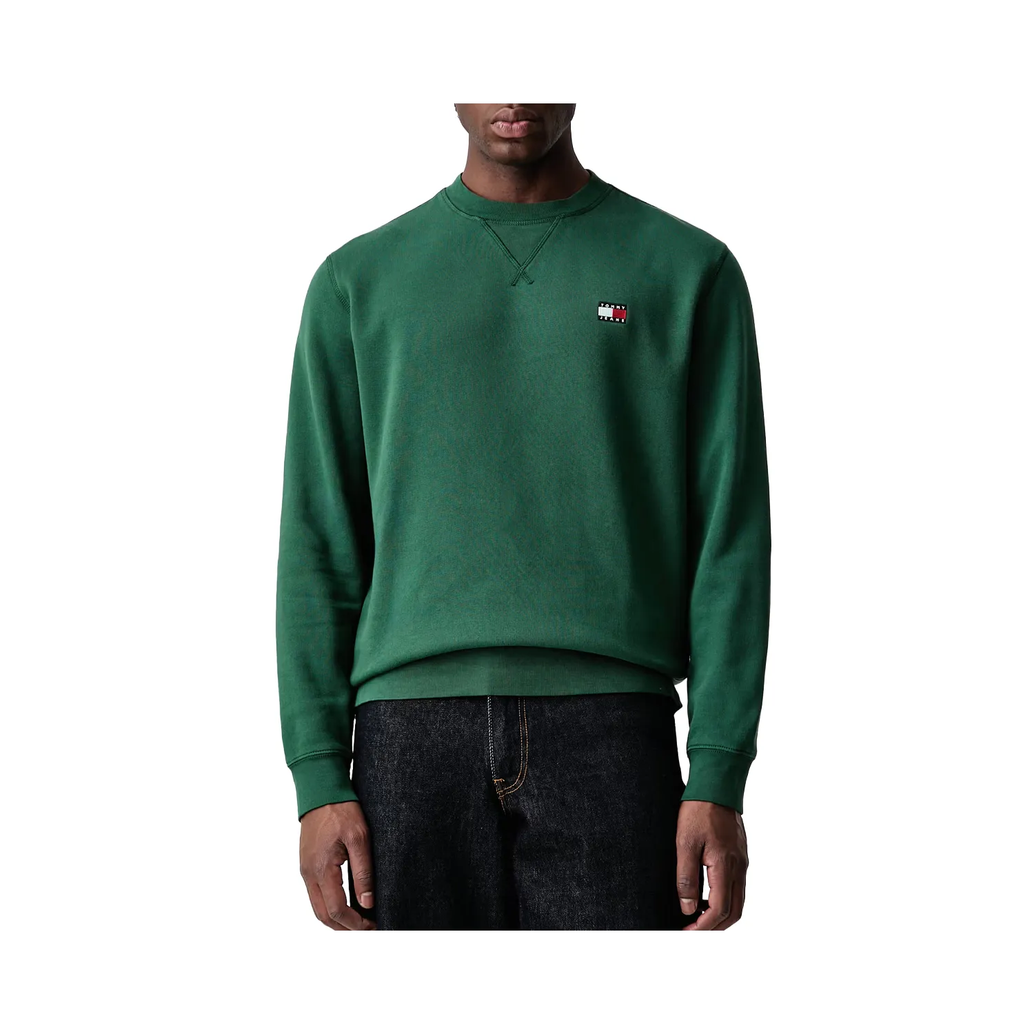 TH Sudadera de felpa con cuello redondo GRN