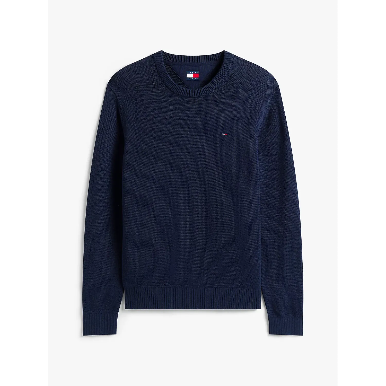 TH Jersey texturizado slim con logo NAVY