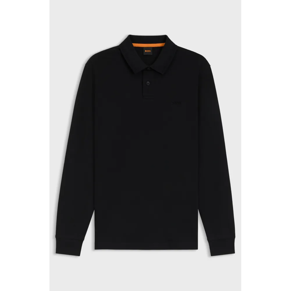 BOSS POLO interlock BLK