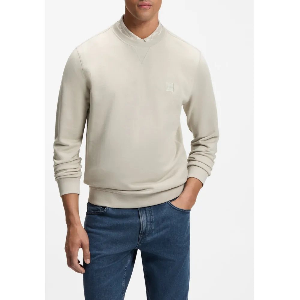 BOSS SUDADERA WESTART BEIGE