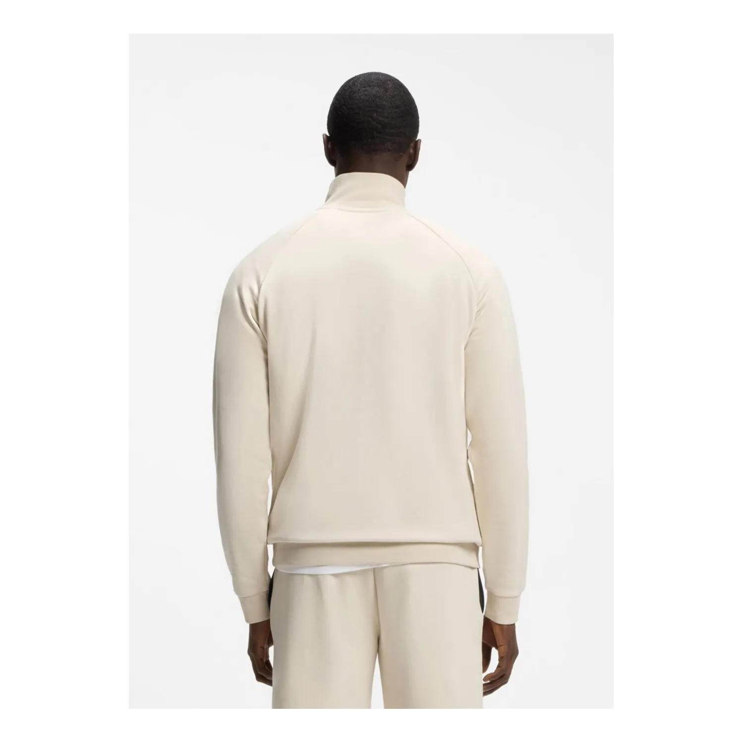 BOSS Sense 1/4 Zip Jacket H BEIGE