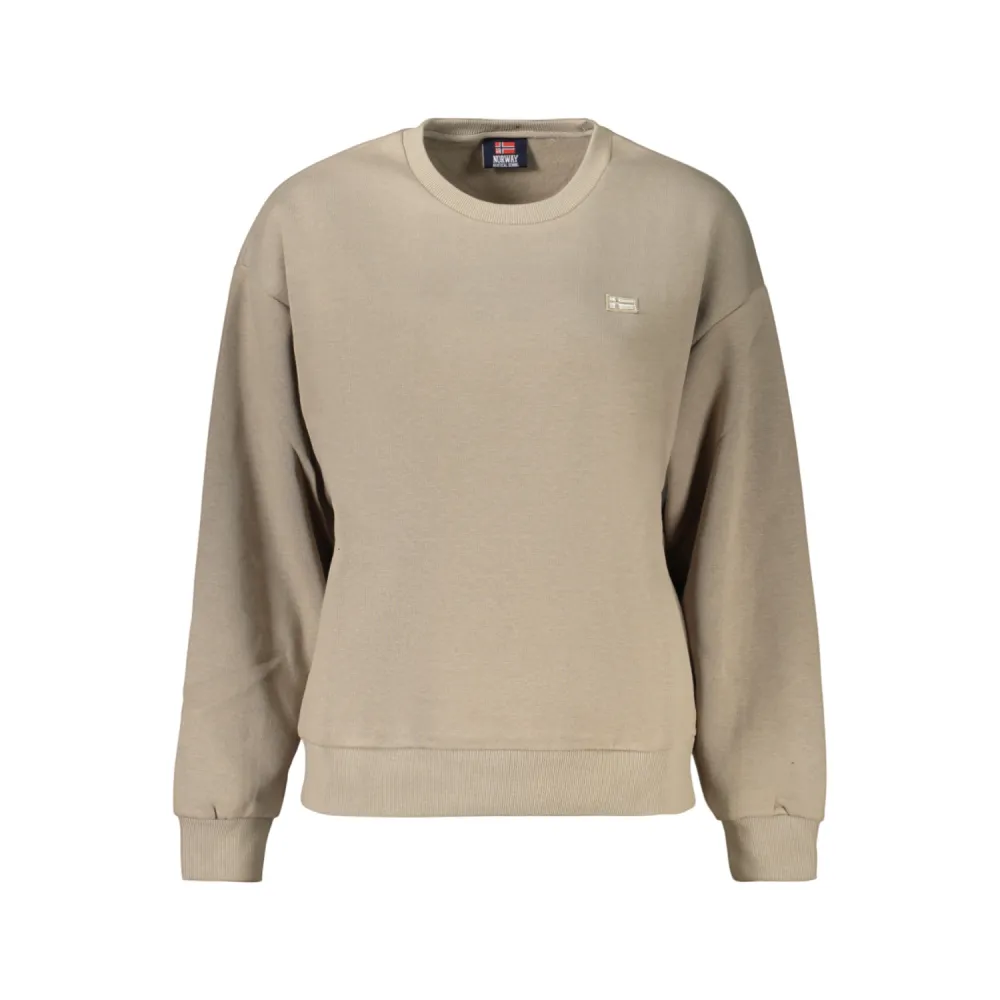 NORWAY 1963 SUDADERA DONNA KHAKI
