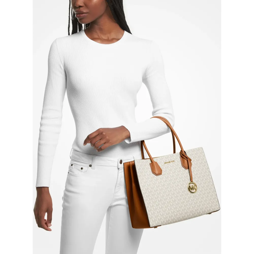 MK MERCER LG SATCHEL VANILLA