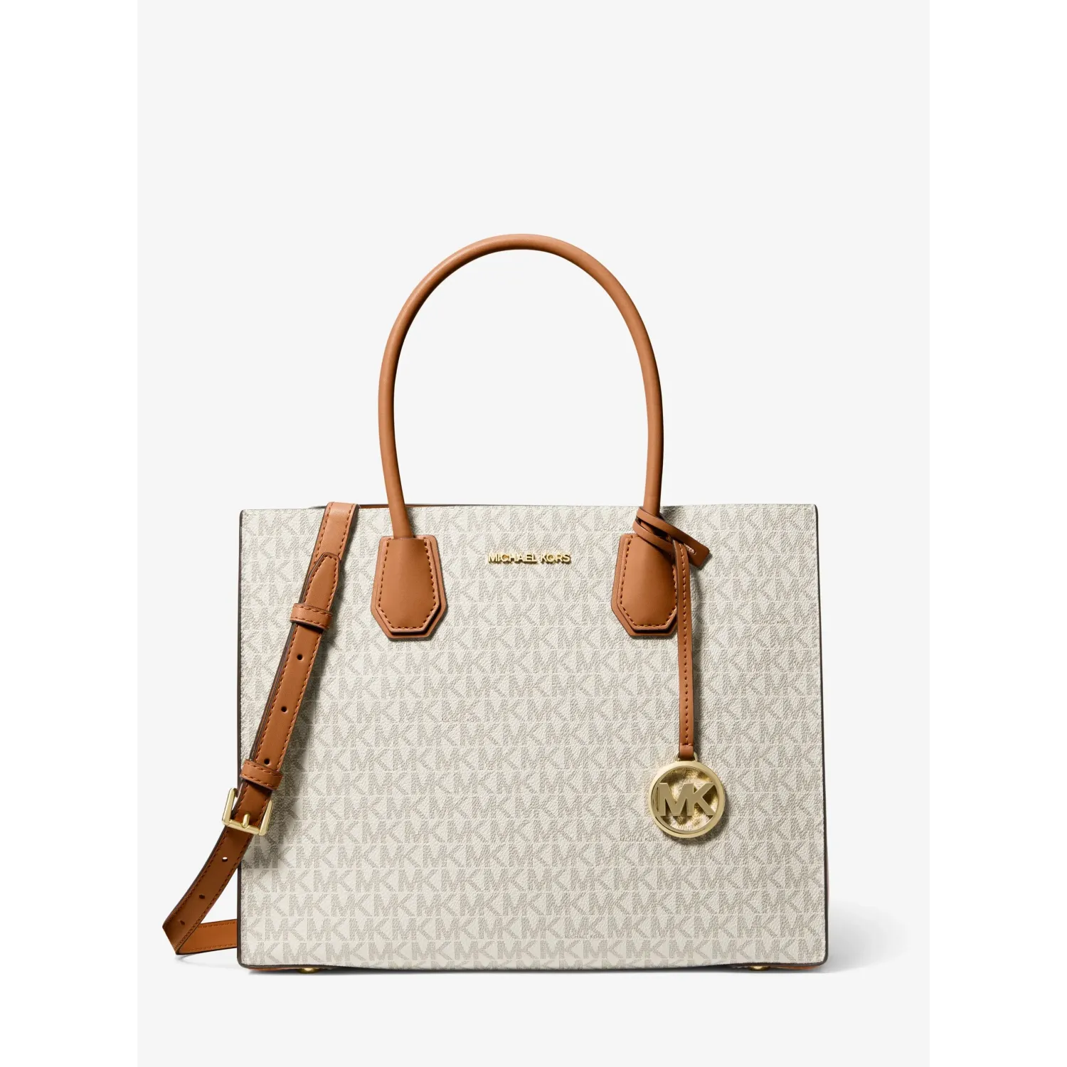 MK MERCER LG SATCHEL VANILLA