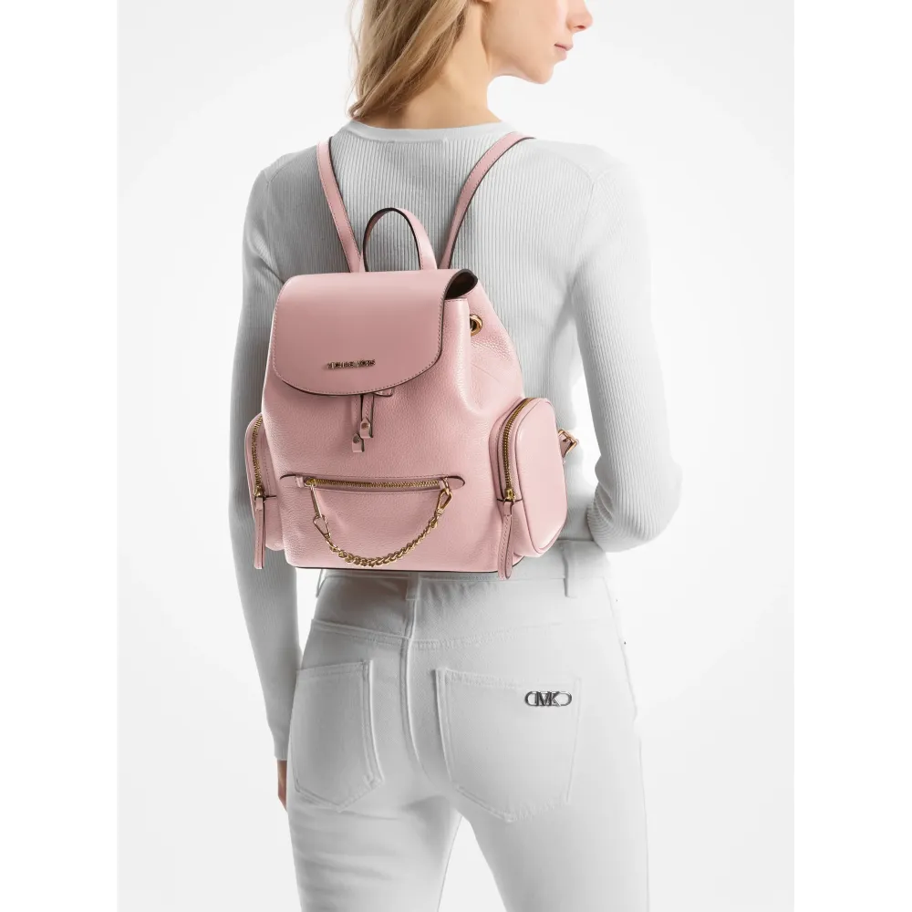 MK JST MD CHAIN BACKPACK POWDER BLUSH