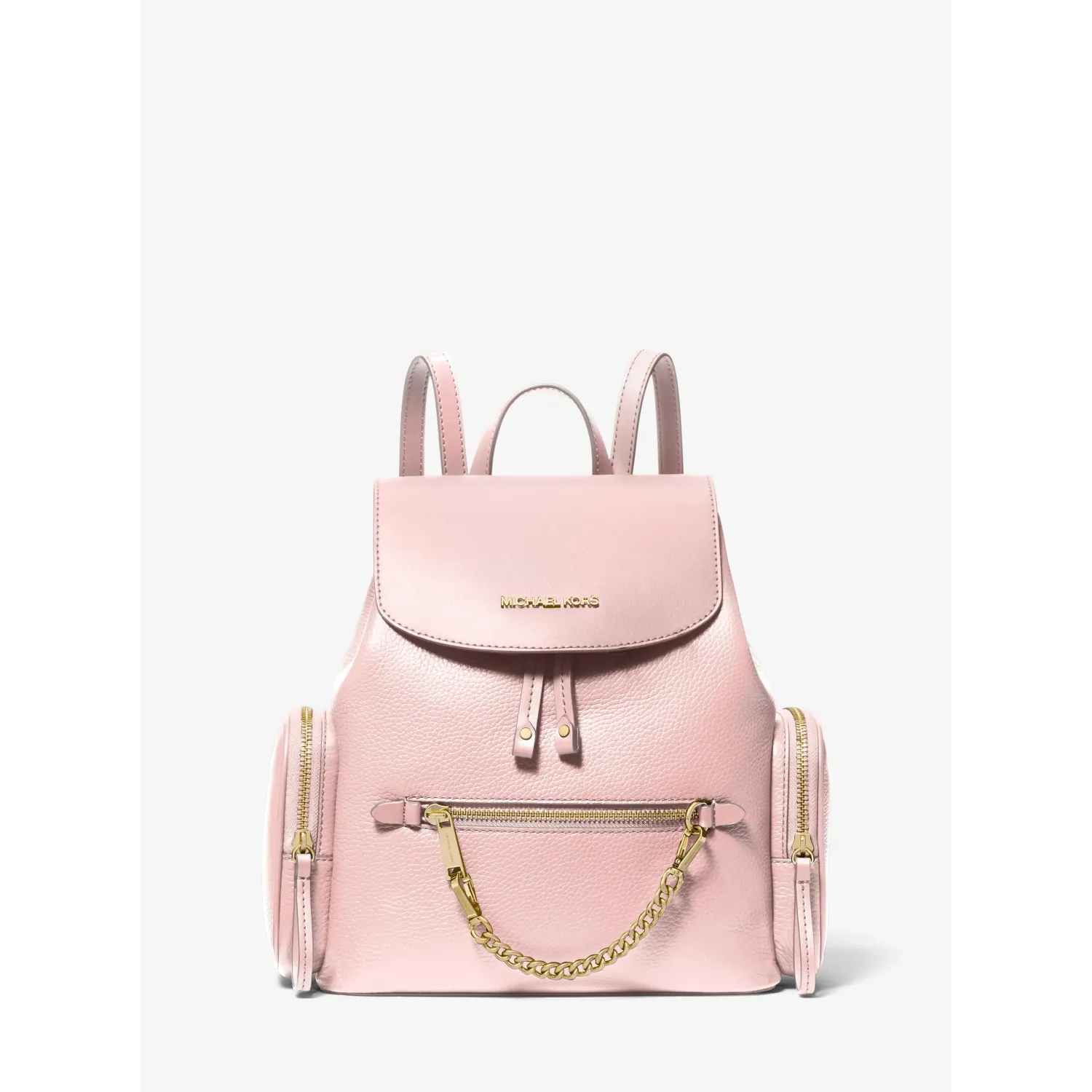 MK JST MD CHAIN BACKPACK POWDER BLUSH