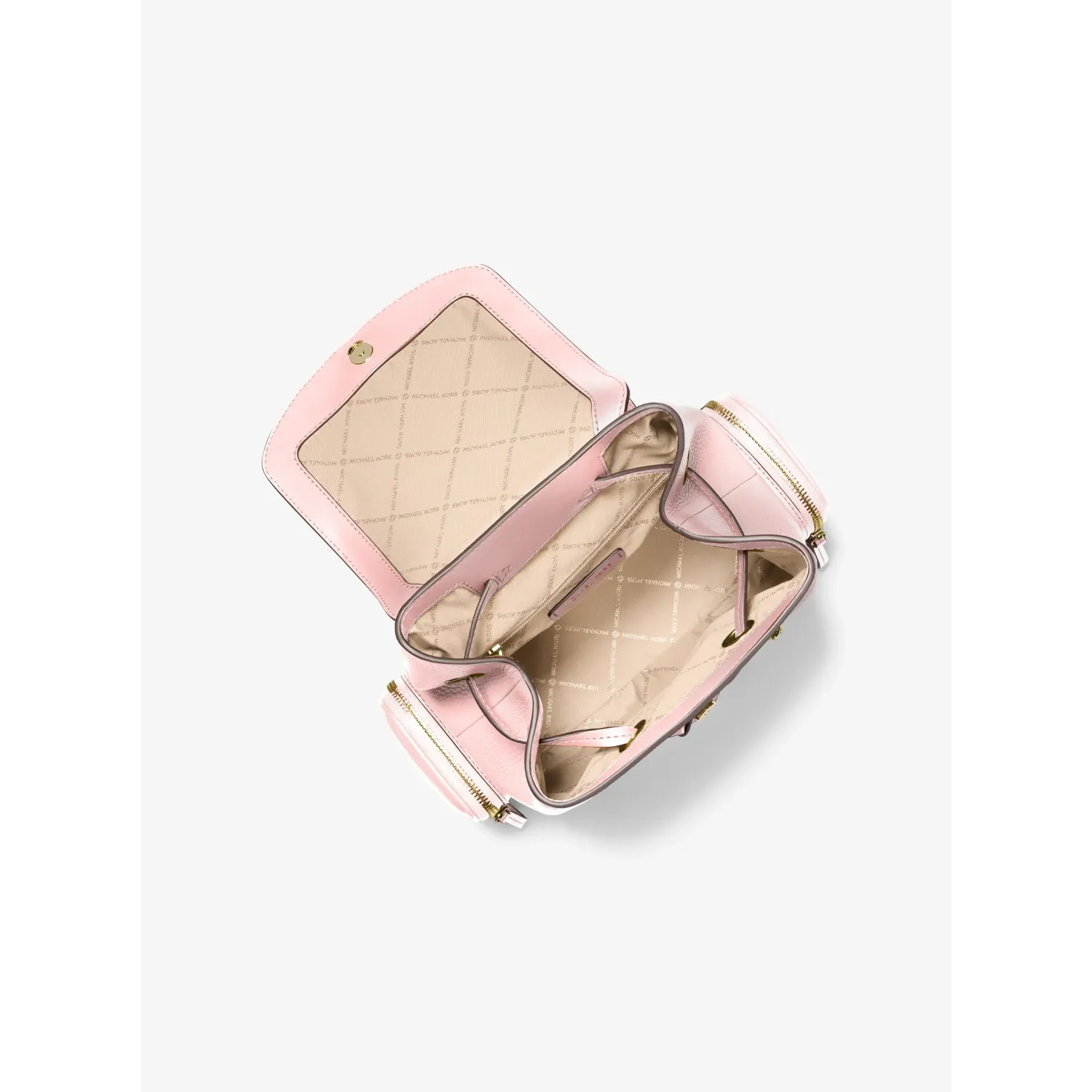 MK JST MD CHAIN BACKPACK POWDER BLUSH