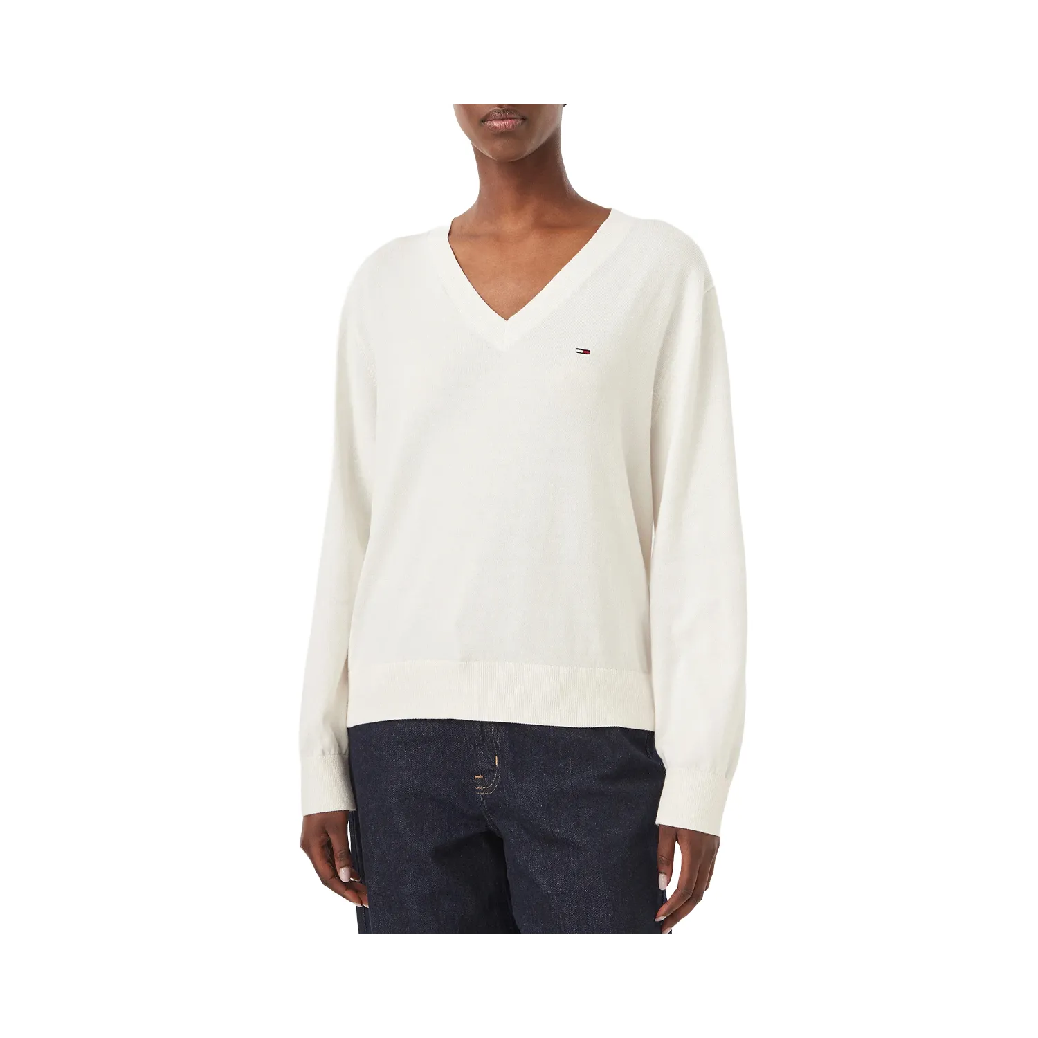 TOMMY JERSEY ESSENTIAL VNECK