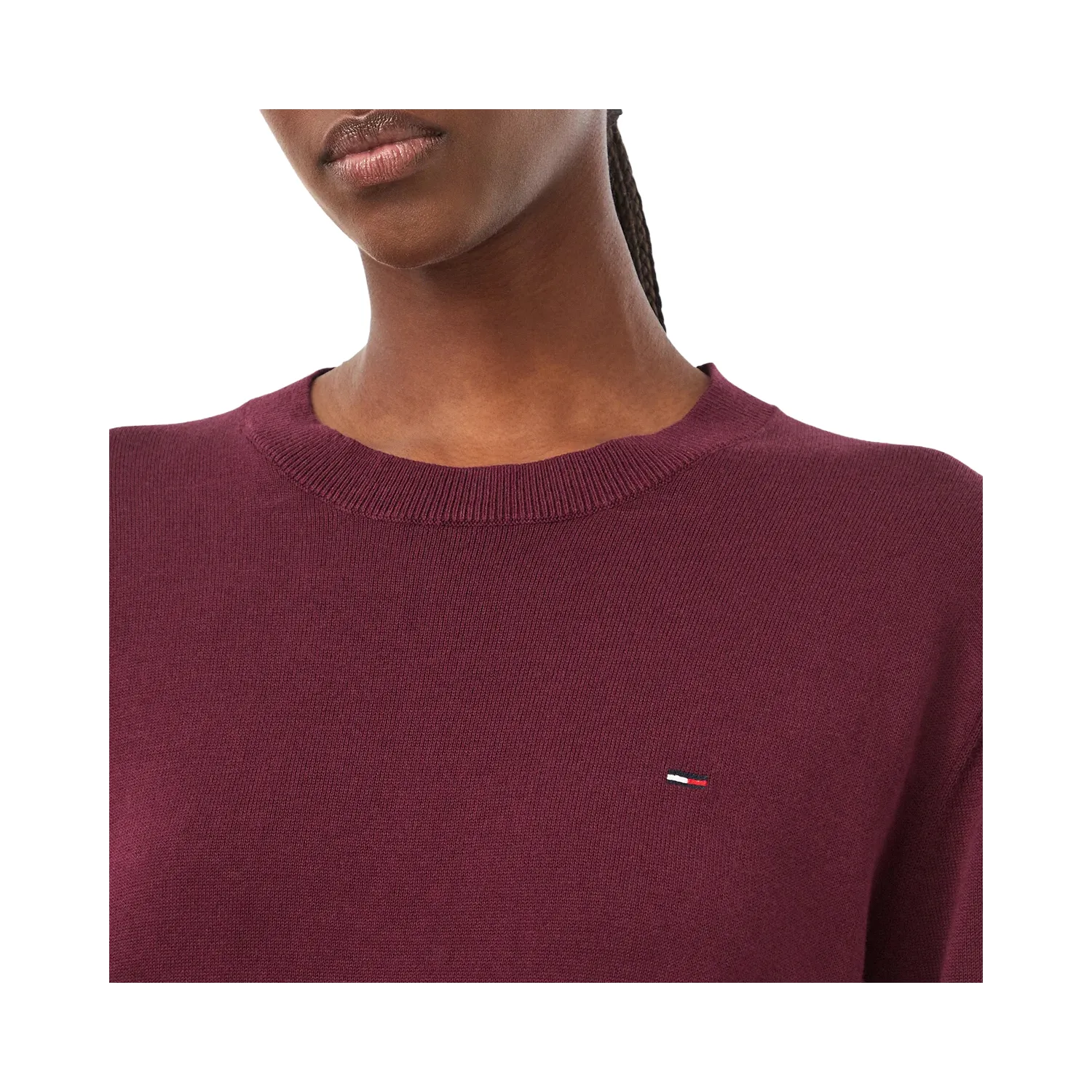 TH Jersey amplio de cuello redondo