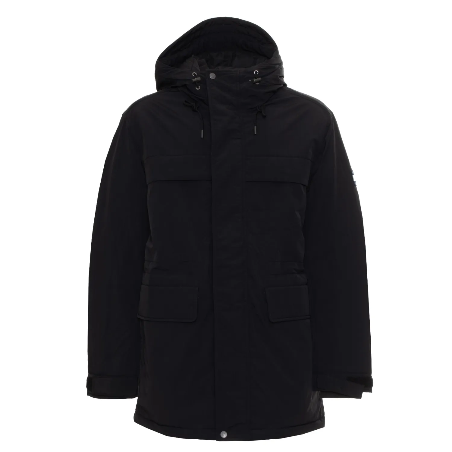 TH Parka con capucha acolchada y amplia BLK