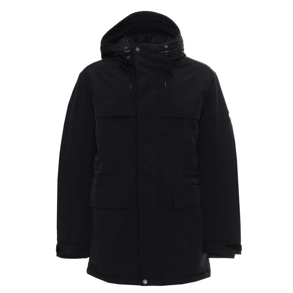 TH Parka con capucha acolchada y amplia BLK