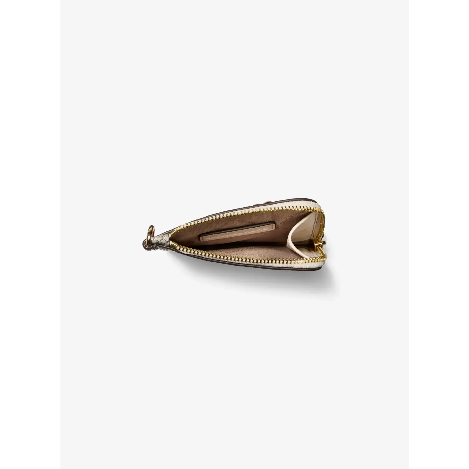 MK MD ZA WALLET W CHAIN CREAM
