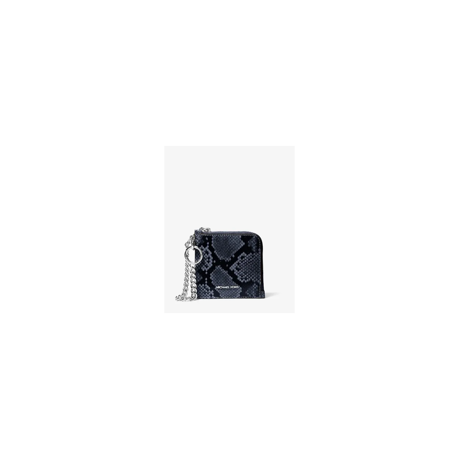 MK MD ZA WALLET W CHAIN NAVY