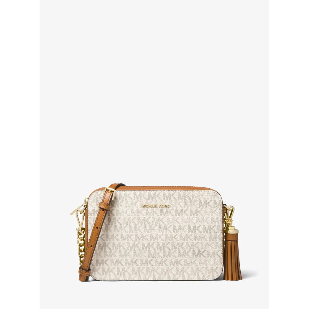 MK JET SET MD CAMERA BAG VANILLA