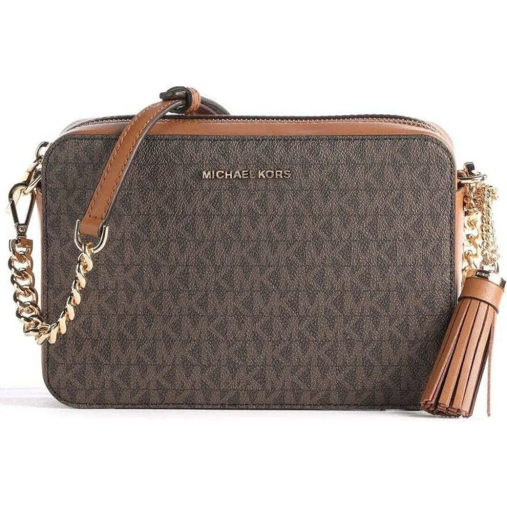 MK JET SET MD CAMERA BAG BROWN